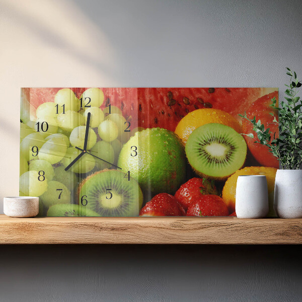 Reloj rectangular Fruta