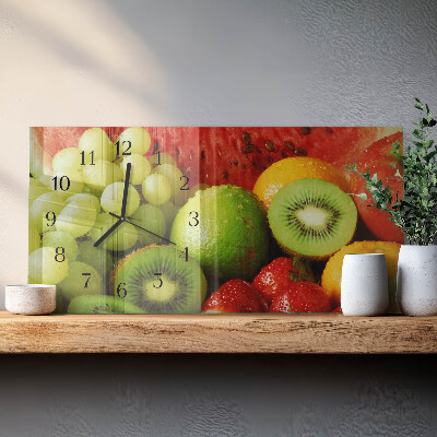 Reloj rectangular Fruta