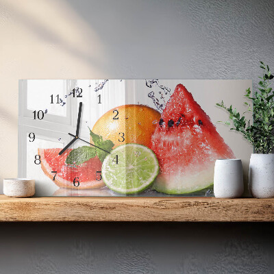 Reloj rectangular Fruta Jugosa