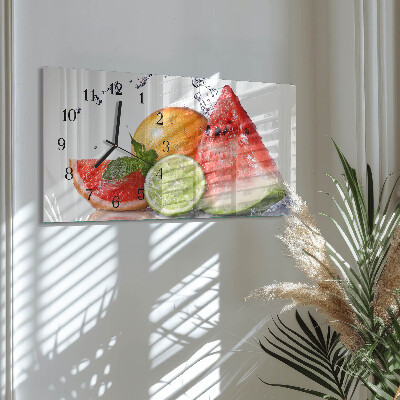 Reloj rectangular Fruta Jugosa