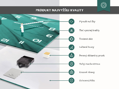 Reloj rectangular Café Caliente