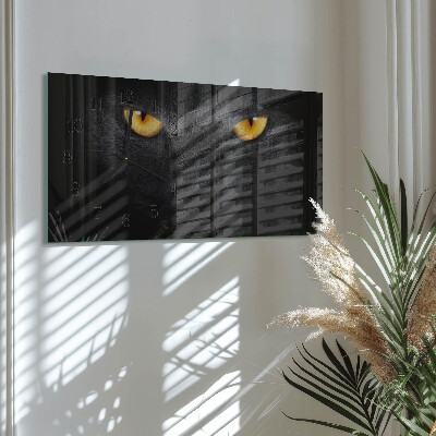Reloj rectangular Gato
