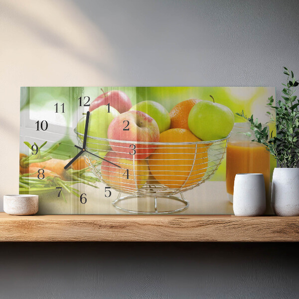 Reloj rectangular Fruta Y Zumo