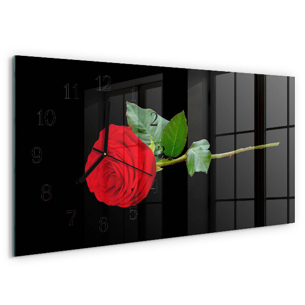 Reloj rectangular Rosa