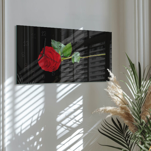 Reloj rectangular Rosa