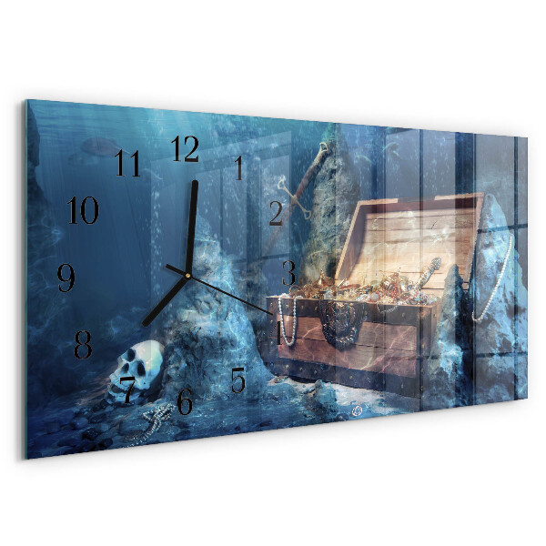 Reloj rectangular Tesoro Submarino