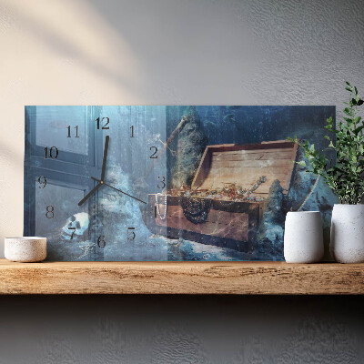 Reloj rectangular Tesoro Submarino
