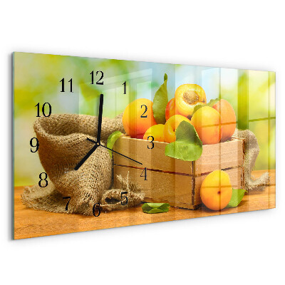 Reloj rectangular Albaricoques