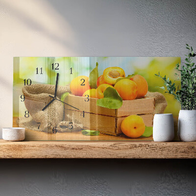 Reloj rectangular Albaricoques