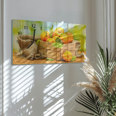 Reloj rectangular Albaricoques