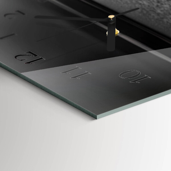 Reloj rectangular Piano