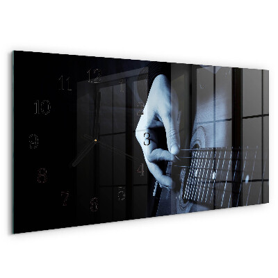 Reloj rectangular Guitarrista