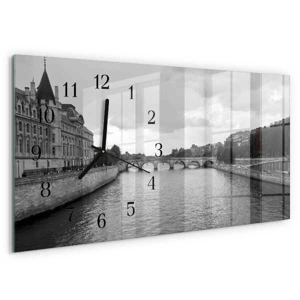 Reloj rectangular Puentes De París