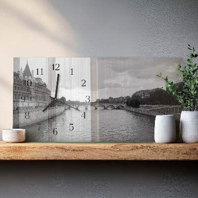 Reloj rectangular Puentes De París