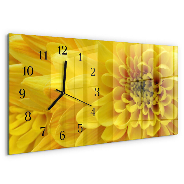 Reloj rectangular Crisantemo