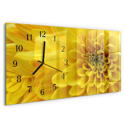 Reloj rectangular Crisantemo