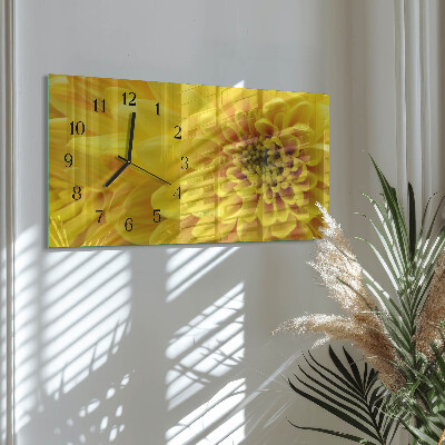 Reloj rectangular Crisantemo