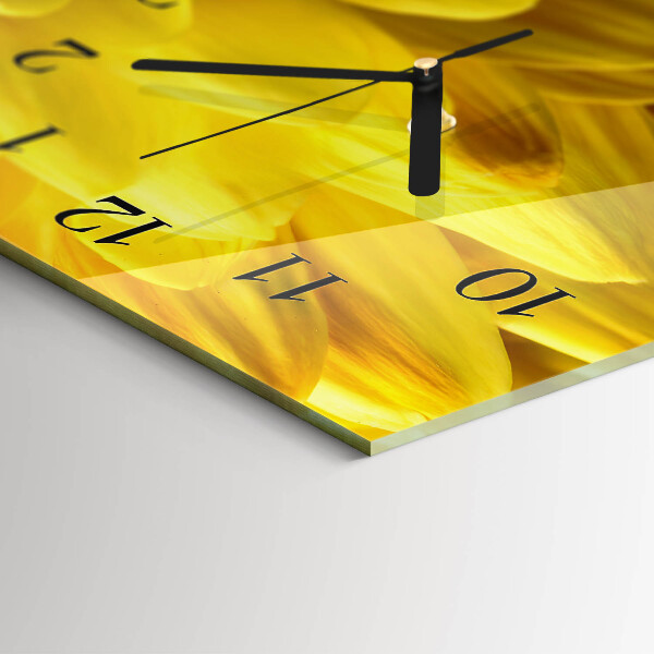 Reloj rectangular Crisantemo