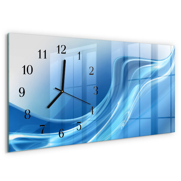 Reloj rectangular Olas Azules