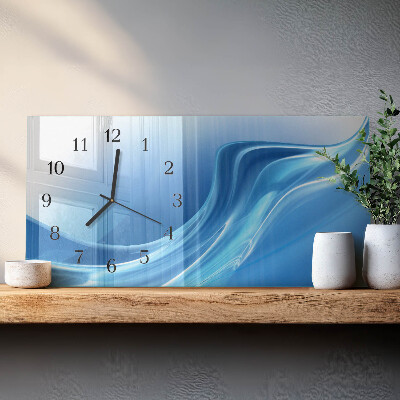 Reloj rectangular Olas Azules