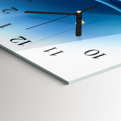 Reloj rectangular Olas Azules