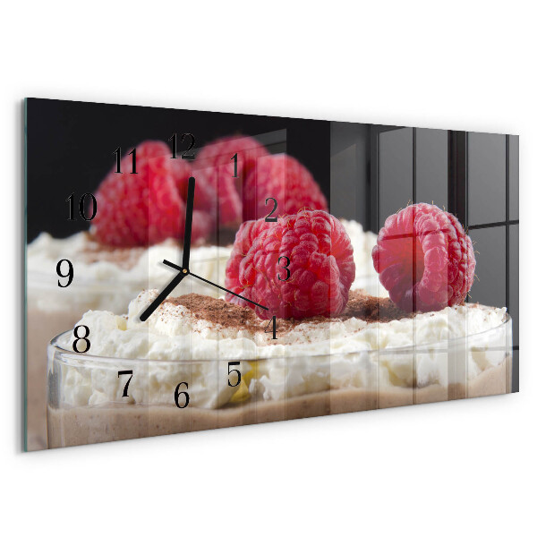 Reloj rectangular Postre De Frambuesa