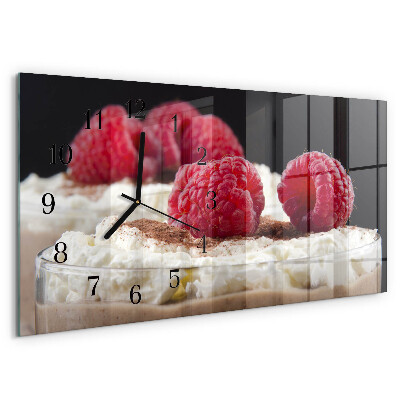 Reloj rectangular Postre De Frambuesa