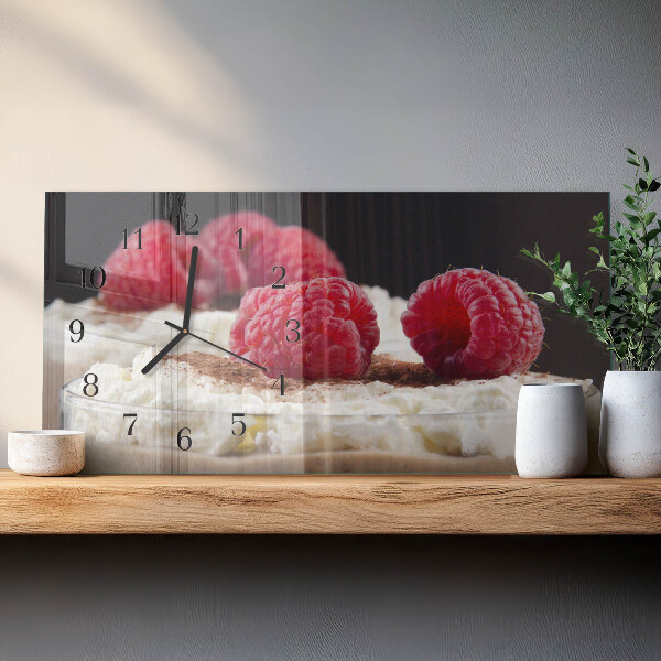 Reloj rectangular Postre De Frambuesa