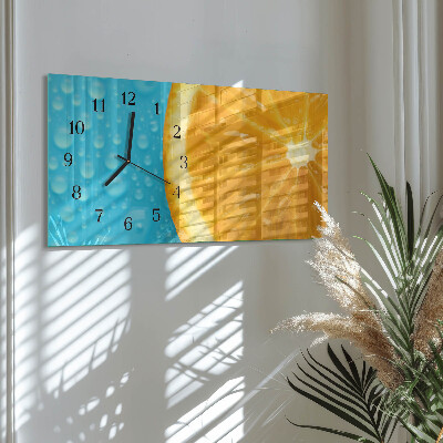 Reloj rectangular Naranja