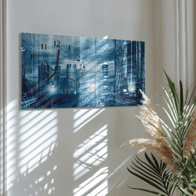 Reloj rectangular La Ciudad De Noche
