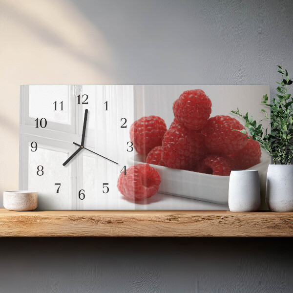 Reloj rectangular Frambuesas