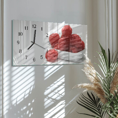 Reloj rectangular Frambuesas