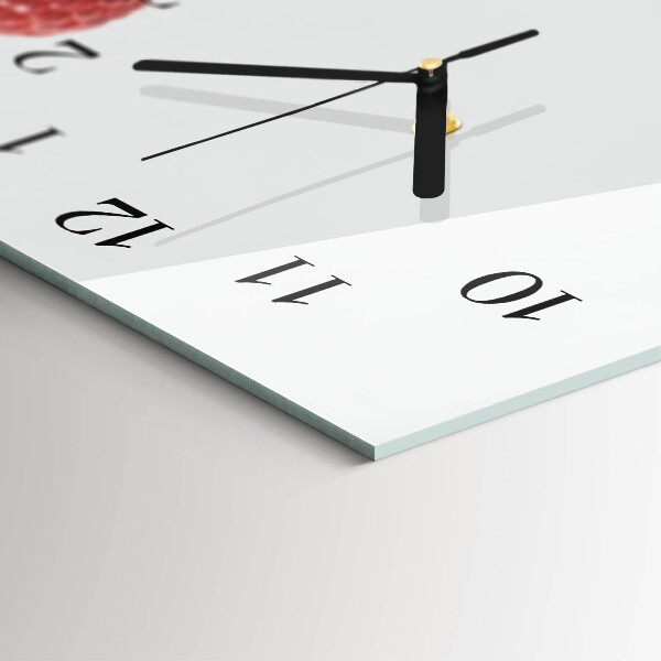 Reloj rectangular Frambuesas