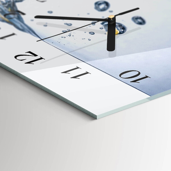 Reloj rectangular Limón En Agua