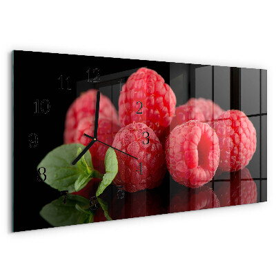 Reloj rectangular Frambuesas