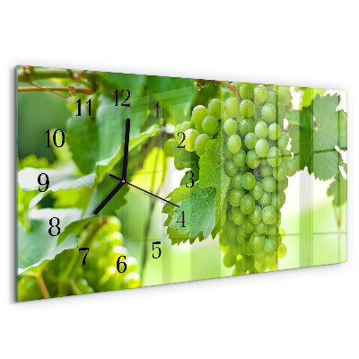 Reloj rectangular Uvas