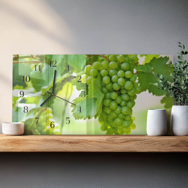 Reloj rectangular Uvas