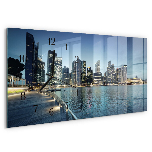 Reloj rectangular La Ciudad De Noche