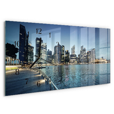 Reloj rectangular La Ciudad De Noche
