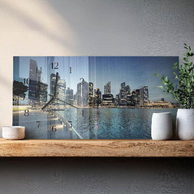 Reloj rectangular La Ciudad De Noche