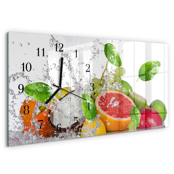 Reloj rectangular Fruta En Agua