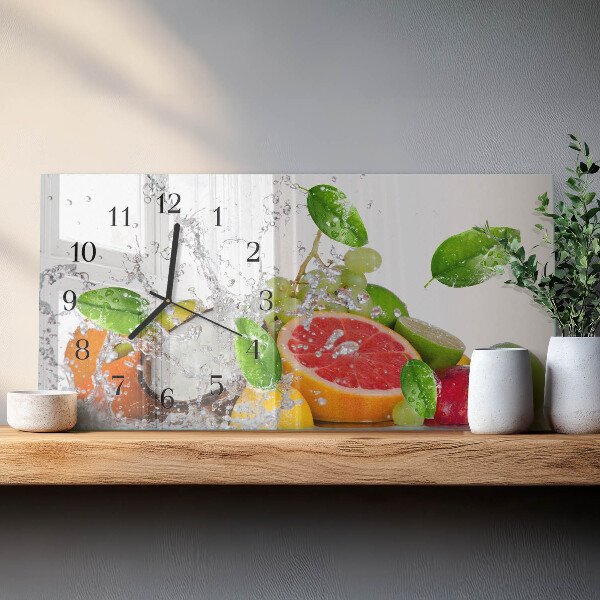 Reloj rectangular Fruta En Agua