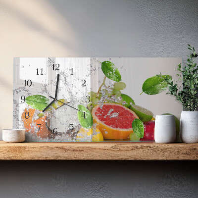 Reloj rectangular Fruta En Agua