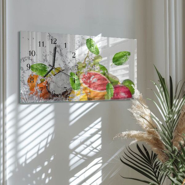 Reloj rectangular Fruta En Agua