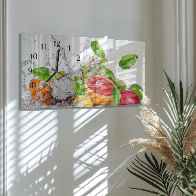 Reloj rectangular Fruta En Agua