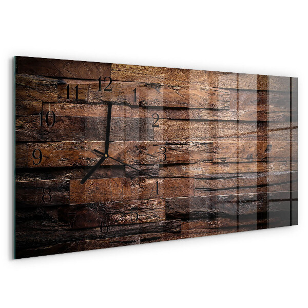 Reloj rectangular Madera