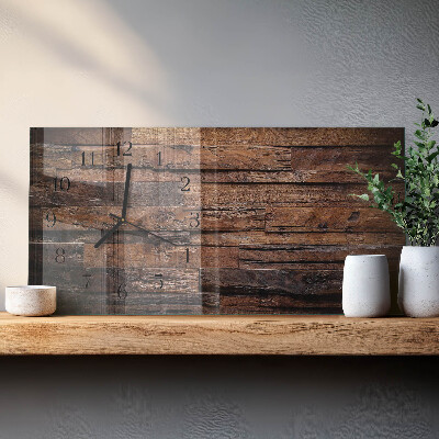 Reloj rectangular Madera