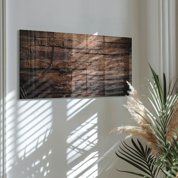Reloj rectangular Madera