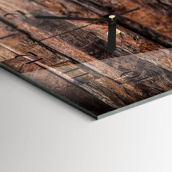 Reloj rectangular Madera