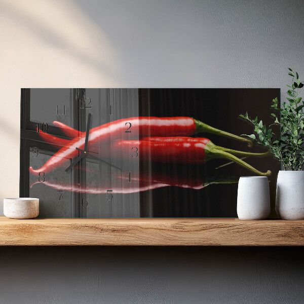 Reloj rectangular Chiles